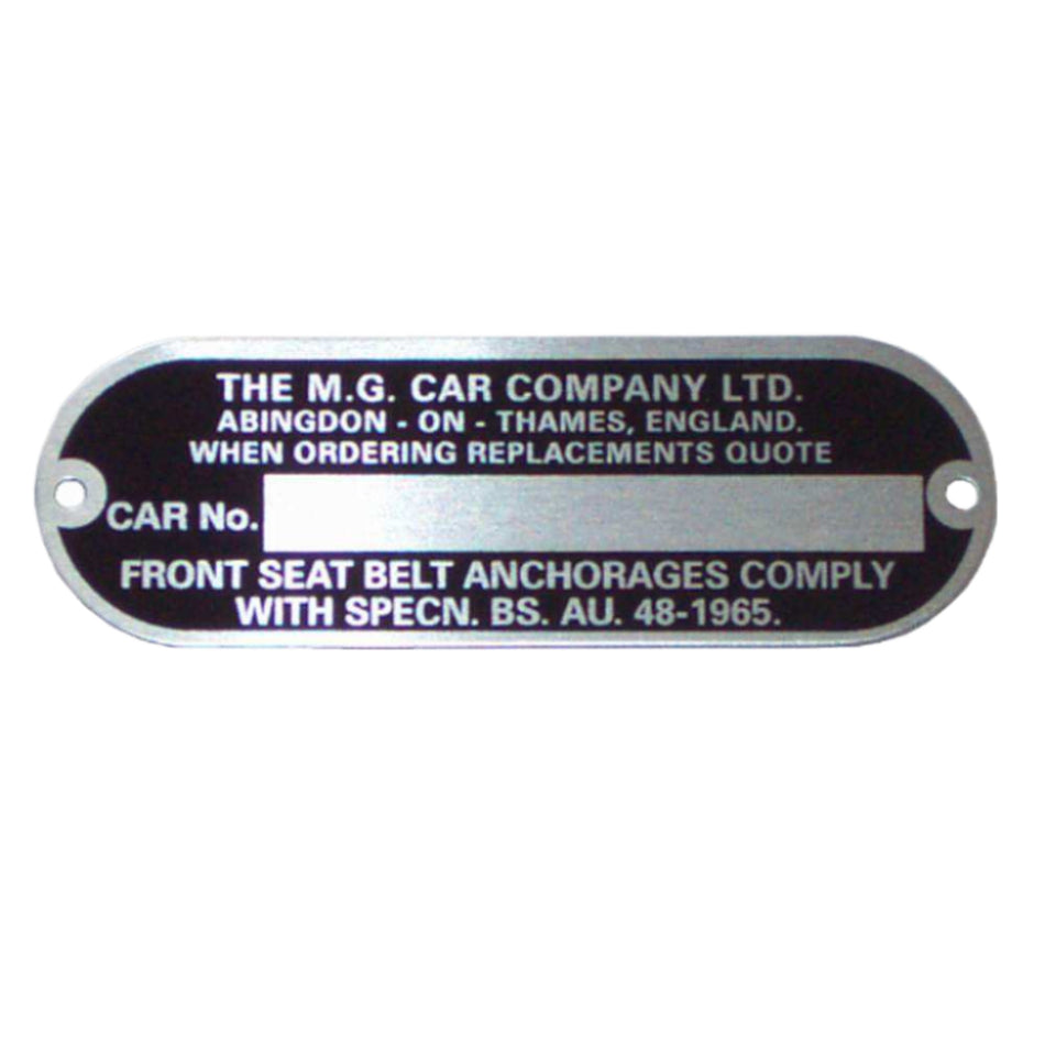 LABEL, Chassis Plate