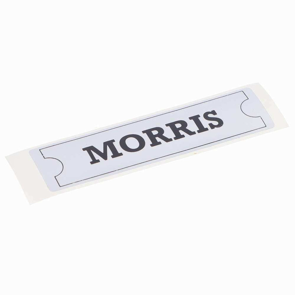 LABEL ROCKER COVER  'MORRIS' Self Adhesive Sticker