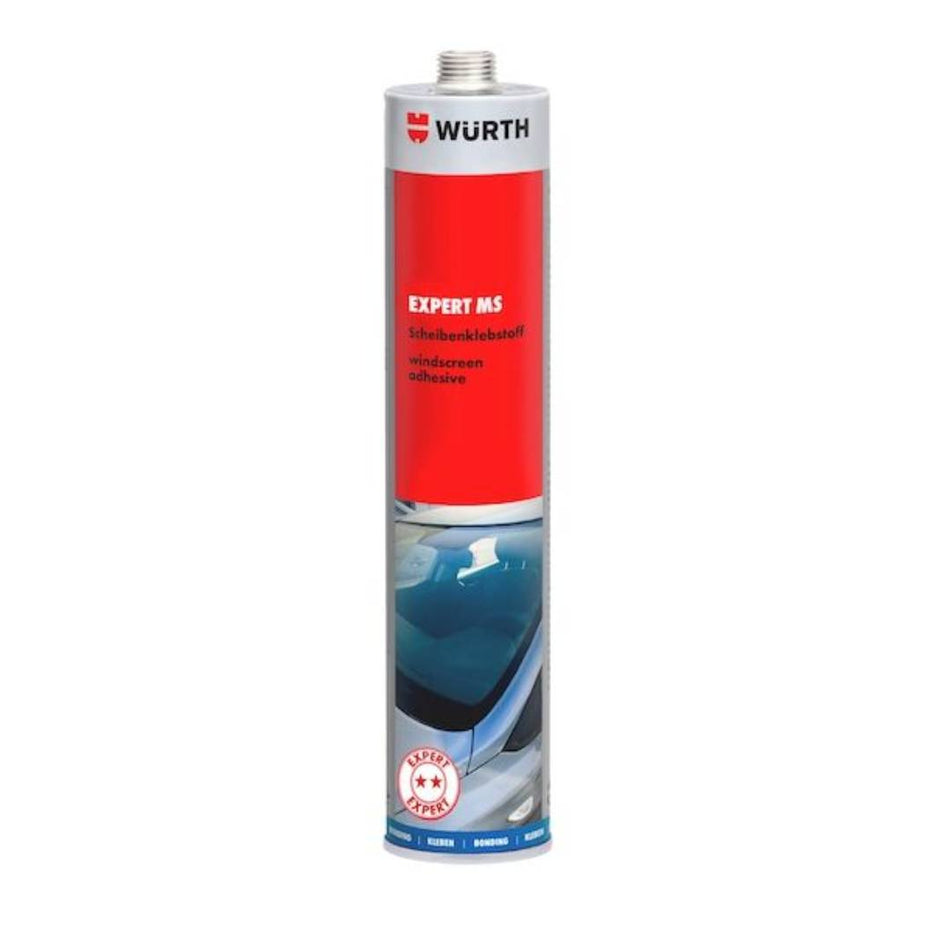 WINDSCREEN WINDOW ADHESIVE Black 290ml  Wurth Tube