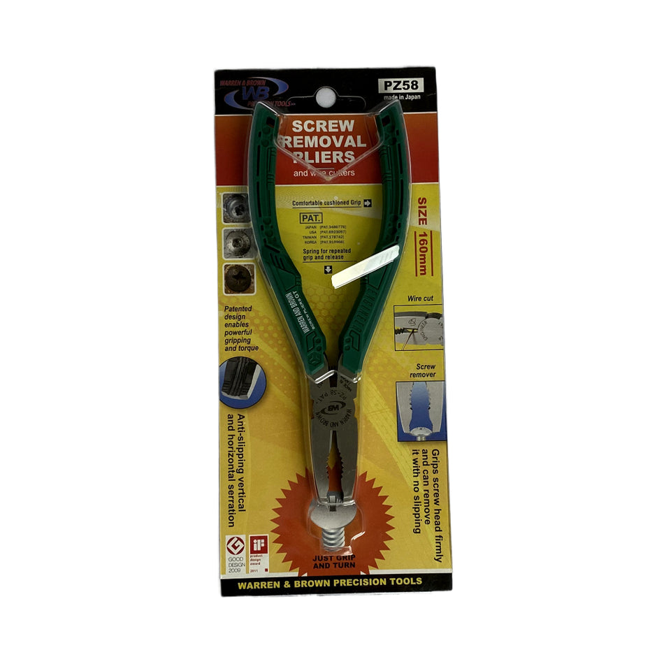 PLIERS Screw Removal 160mm
