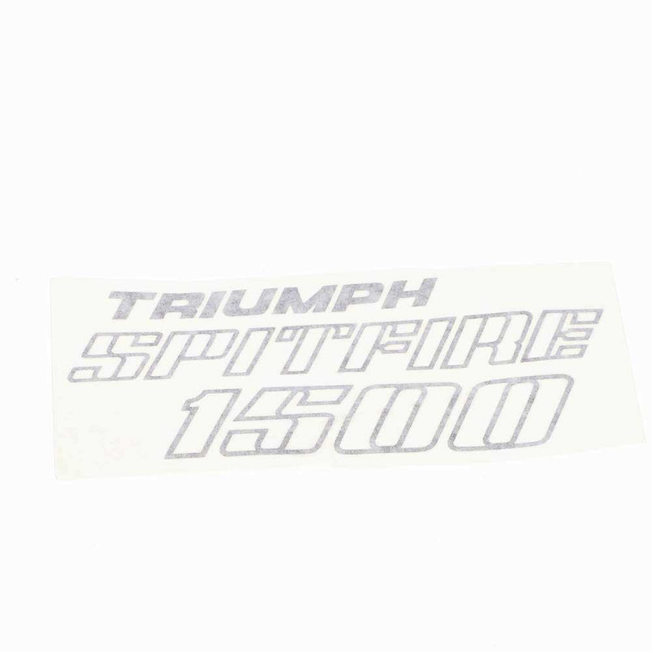 BOOT TRANSFER STICKER "Triumph Spitfire 1500" Black