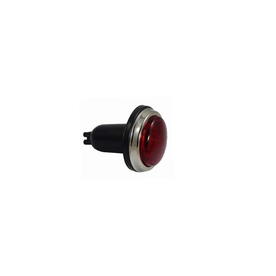 LAMP UNIT, L488 Red Glass Lens, twin filament