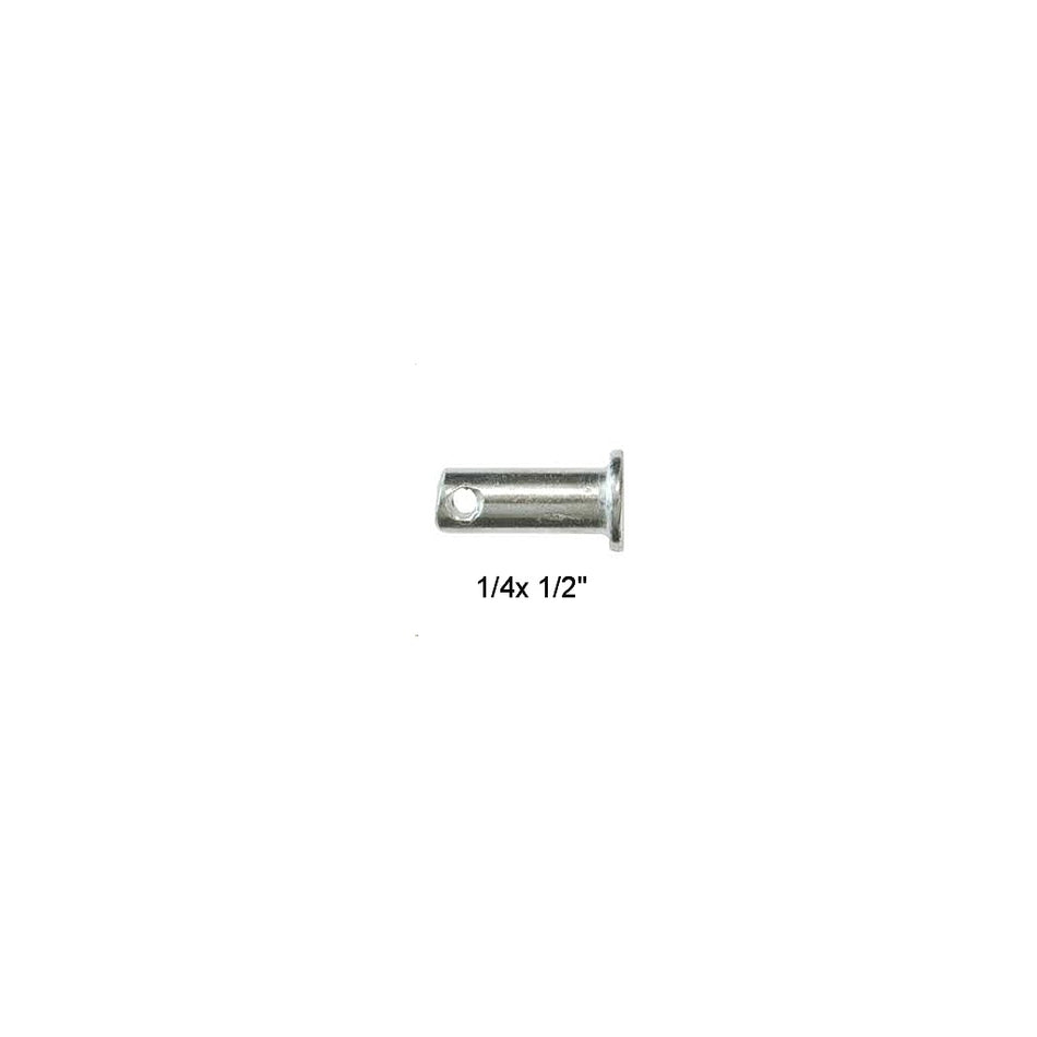 CLEVIS PIN, 1/4" x 1/2" O/all length