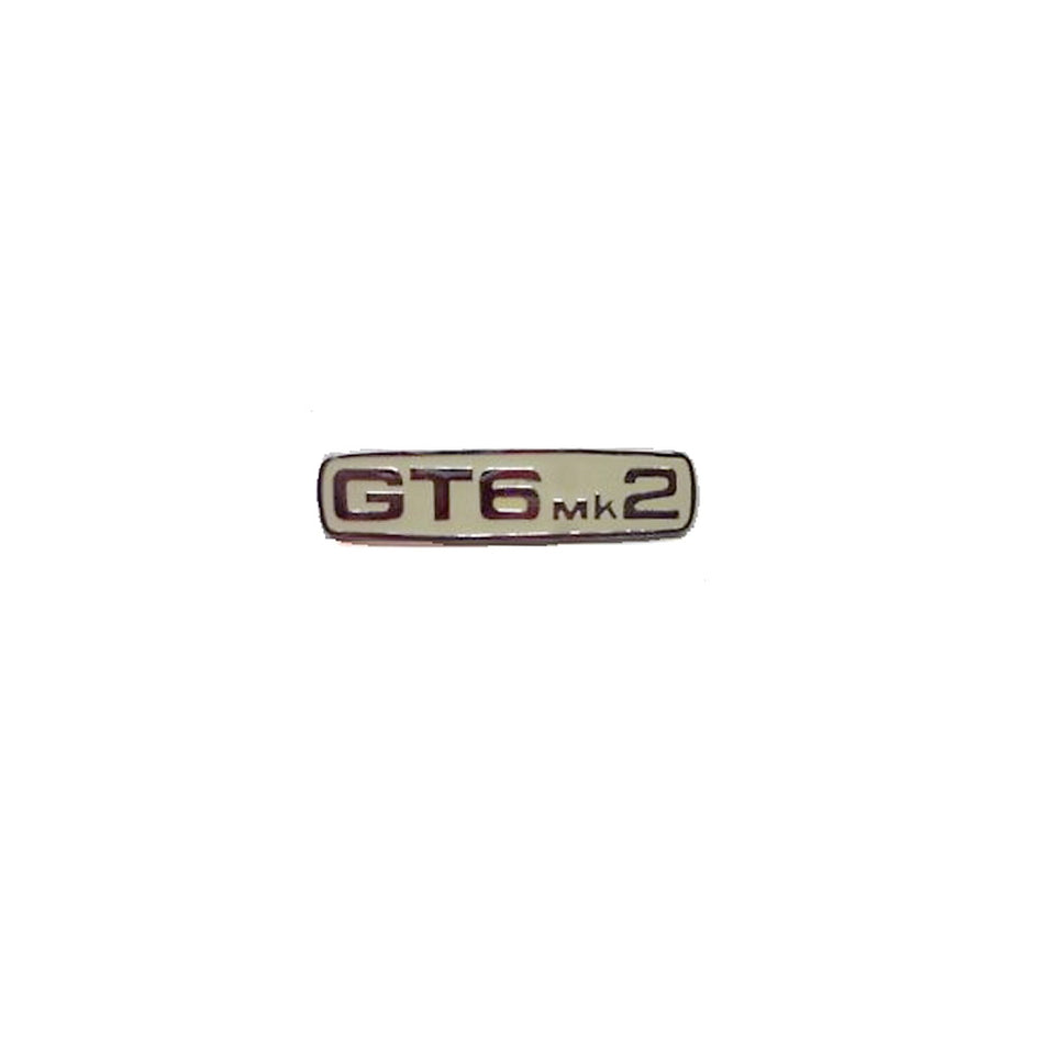 BADGE  "GT6 Mk 2" Triumph GT6 Bonnet