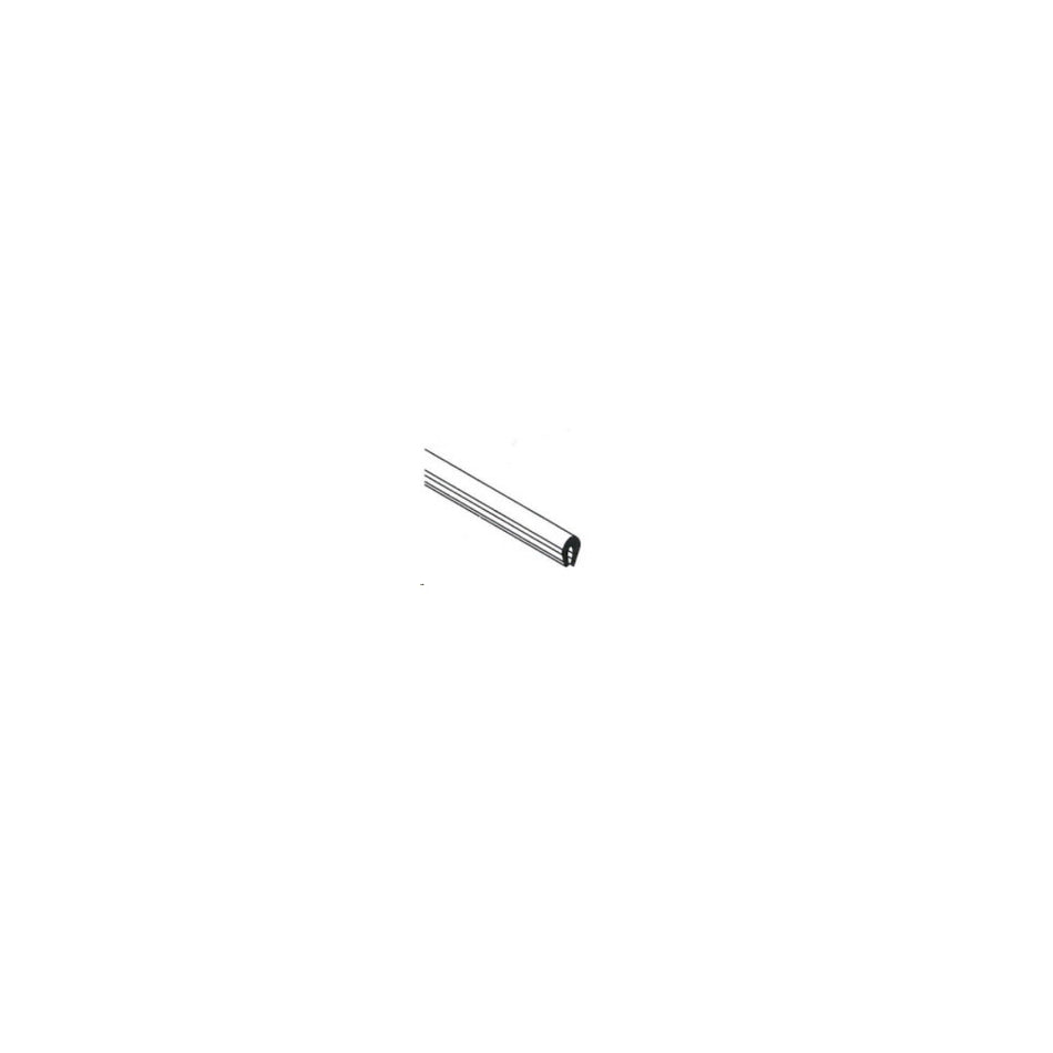 RUBBER CHANNEL STRIP, 3mm gap, 7mm H x 6mm W